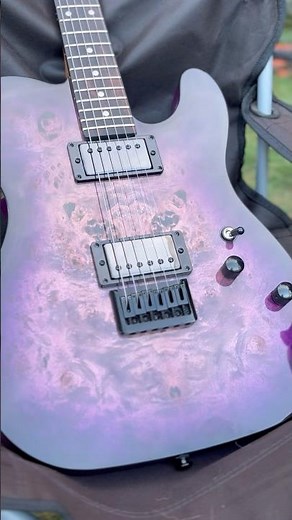 Schecter PT Standard Purple Burst Burl