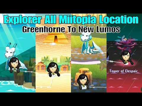 Miitopia - Explorer All Miitopia Location "Greenhorne To New Lumos" [4K] - Nintendo Switch