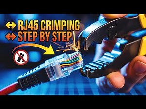 🛠️ RJ45 Crimping Tutorial for Beginners | Make LAN Cable Easily 😎