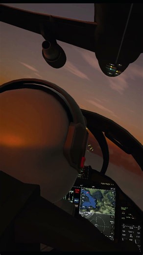 EF-24G Aerial Refueling in VR | VTOL VR | #vr #vtol #vtolvr #milsim #gameplay #shorts #gaming