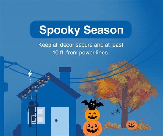 🎃 Fall fun is in full swing – but don’t let your festive decorations turn into electrical hazards. | Potomac Edison