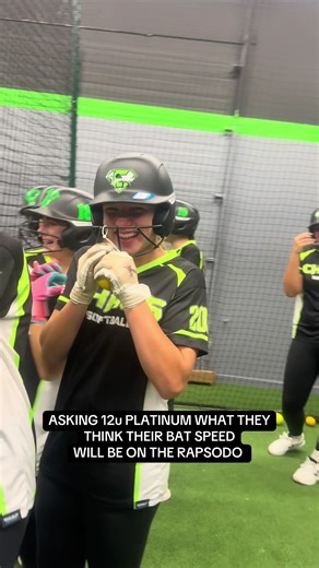 Leave it to Brooke Carney to get the team laughing! #softball #67 #rapsodo #rapsodosoftball