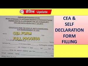 CEA FORM Correct Fill