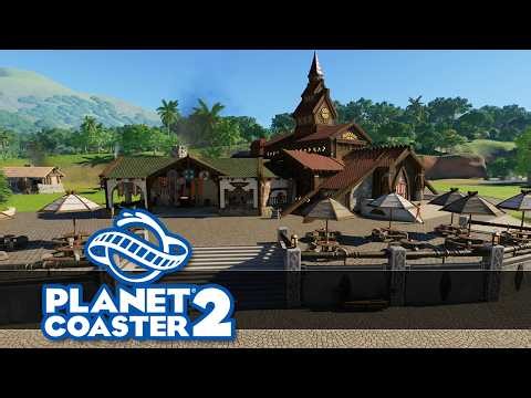 Magnificent Viking Hall and its Restaurant - Planet Coaster 2