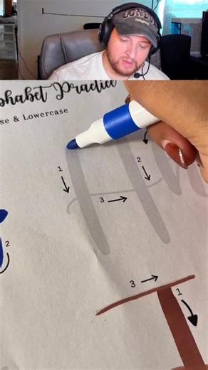 David Ralph Rubino on Instagram: "How to trace the letter h"