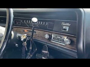 Driving a 1971 Cadillac fleetwood