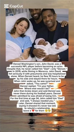 The Hidden Crisis That Reunited Denzel Washington and John David
