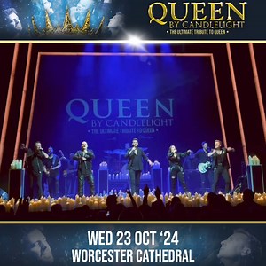 QUEEN BY CANDLELIGHT AT WORCESTER CATHEDRAL! ✨🕯️ TICKETS NOW ON SALE 🚨 https://boxoffice.concertsbycandlelight.com/events/kindadustyltd/1230665? | Concerts By Candlelight