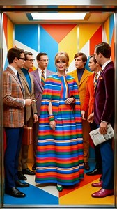 One Elevator. Endless 1960s Style (Part 2) Step into the elevator and travel through the 1960s. Each stop reveals a new fashion moment — bold colors, mod silhouettes, and timeless elegance. #1960sFashion #VintageStyle #60sStyle #ModFashion #VintageMemories66 | Vintage Memories 66