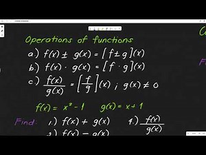 Functions (Pre-calculus review)