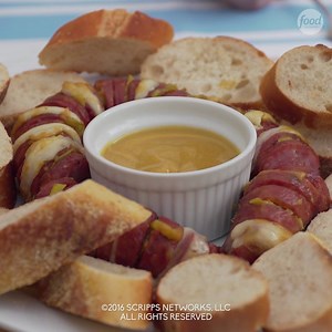 Hasselback Sausage Saturday just got better. | Food Network