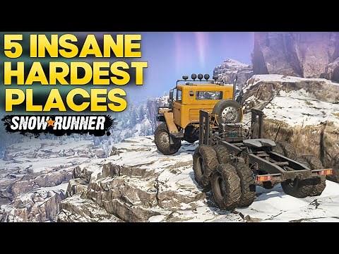 5 Insane Hardest Places in New Imandra Map SnowRunner You Need to Know