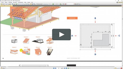 cadwork - Formation de base niveau 1 – MAISON DE VACANCES - 1 - 01 - Présentation et démarrage