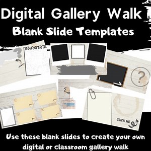 Editable Slide Templates for creating assignments Google and PPT