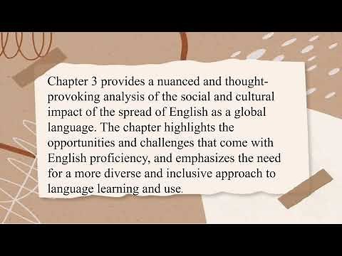 English as a global language by david crystal