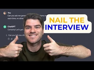 How to Use ChatGPT to MASTER Your Job Interview