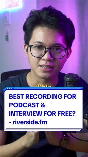 This website made recording my video podcast easy and 20x faster! 🤯 The awesome part is that 𝗥𝗶𝘃𝗲𝗿𝘀𝗶𝗱𝗲.𝗳𝗺 can quickly edit your podcast in just a few clicks! Seriously 😲 Now, I can be ready for recording in just a few clicks, unlike other apps where I had to set up resolution, FPS, color grade, and audio. With 𝗥𝗶𝘃𝗲𝗿𝘀𝗶𝗱𝗲.𝗳𝗺, it's super easy to set up. I think this will be my favorite website for recording video podcasts and interviewing clients in the future. If you're wit
