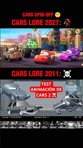 💎 CARS LORE (2011 VS 2027) ¿Cars 2 más RARO? ☠️🔥⁉️ #cars #cars2 #memes #disney #humor #turbio #fyp