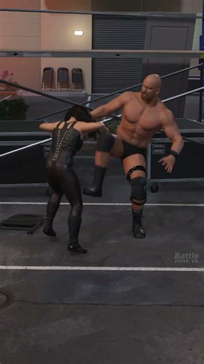 Stone cold vs Nikki Cross #gaming #WWE2K25