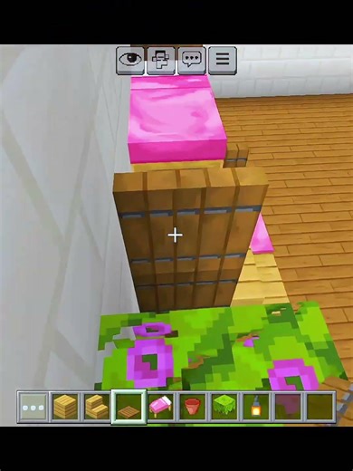Minecraft Easy Bunk Bed 💀 #foryou #gaming #video