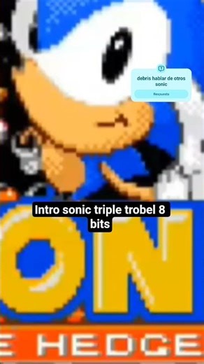 intro sonic triple trobel 8 bits