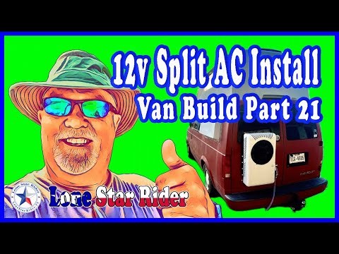 Van Build Part 21 • Mini Split Air Condition Install • 07-19-2025