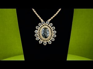 How to Make a Macrame Pendant with a Gemstone and Beads