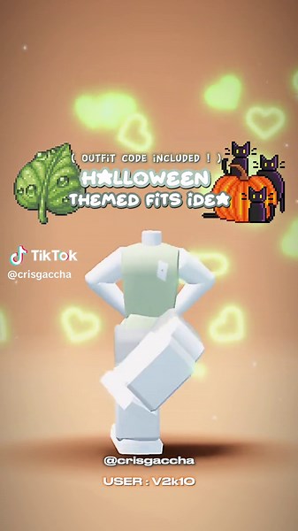 Halloween Themed Outfit Ideas with Outfit Code for Roblox Avatar