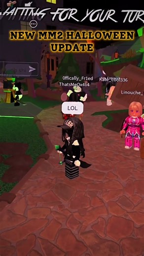 the mm2 halloween update is out!! 🎃