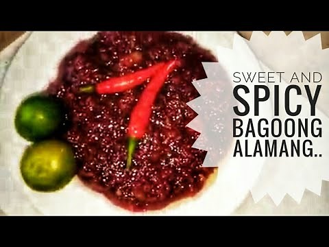 How To Make Sweet And Spicy Bagoong Alamang