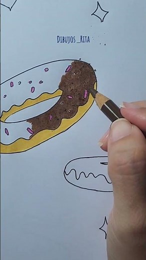 Donas... (with colored pencils) #art #coloring #illustrative #colorear #illustrationnation #painting