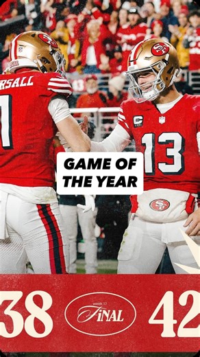 Talk Ball Daily | WHAT A GAME🔥🔥 #nfl #sanfrancisco49ers #chicagobears #brockpurdy #calebwilliams | Instagram