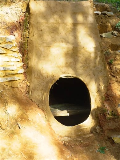 Building a Secret Shelter for Survival in 200 Days