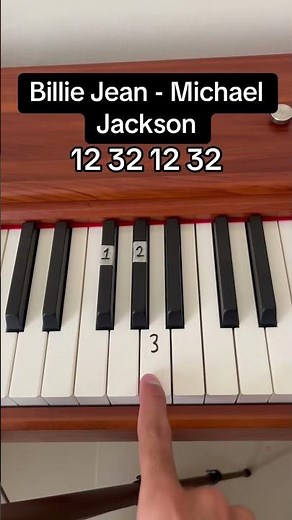 Billie Jean-Michael Jackson Easy Piano Tutorial #easy #piano #tutorial #billiejean #michaeljackson