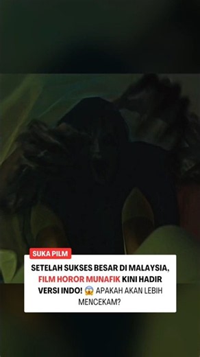 akhirnya film Munafik ada versi Indonesia!