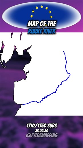 River ribble map #mapping