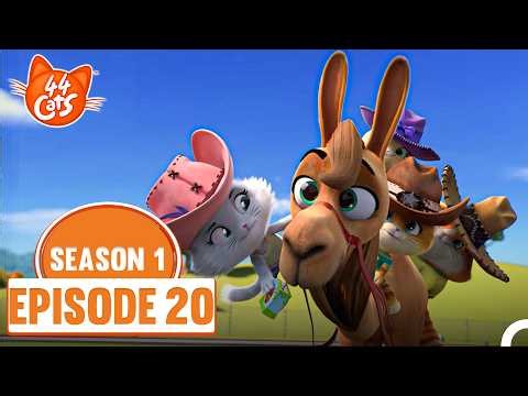 44 Cats Season 1 | Episode 20 - Four Cats And A Camel 🐫☀️🌵