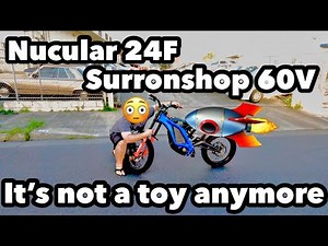 Nucular 24F controller Install And Test Ride W/Surronshop 60V Battery