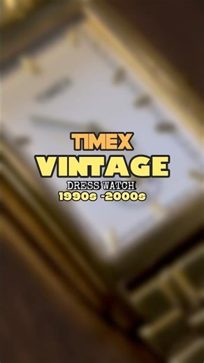 Vintage Timex Dress Watch 🔥 | 90s Classic Small Seconds Watch You Must See! #vintagewatches #timex