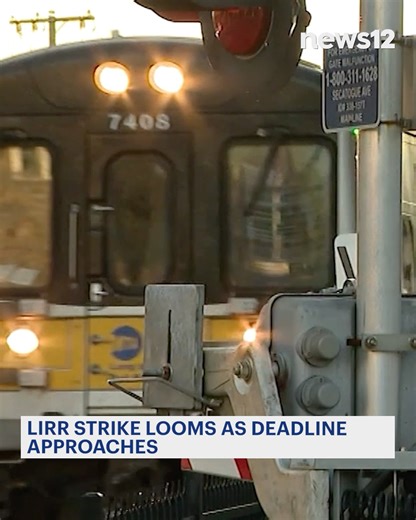 67K views · 483 reactions | POSSIBLE LIRR STRIKE: With less than a week until a potential Long Island Rail Road strike, no agreement has been reached between labor unions and the Metropolitan Transportation Authority, but emergency intervention is still possible. https://bit.ly/46eiaVP | News 12 Long Island | Facebook