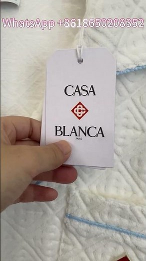 Unboxing Casablanca Monogram Terry Shirt – White | Luxe Casual Terry Cloth Style? 👕⚪️