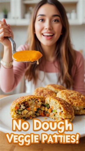 No-Dough Veggie Patties | Easy Healthy Snack Recipe | Crispy & Delicious in 10 Minutes!