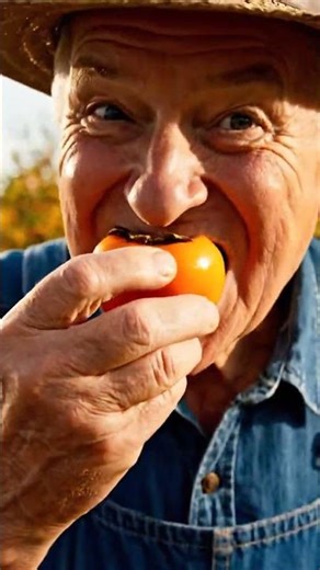 🧡 Persimmon Orchard Farmer | Autumn Harvest & Village Fruit Life | Village Life Shorts