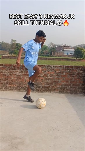 Best Easy 3 Neymar Jr skill tutorial ⚽️ 🔥 #neymarskills #scorer #football #footballshort#shortsfeed