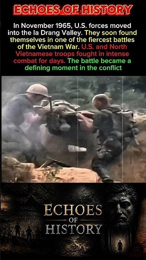 Into the Ia Drang Valley, The Battle Begins #viral #history