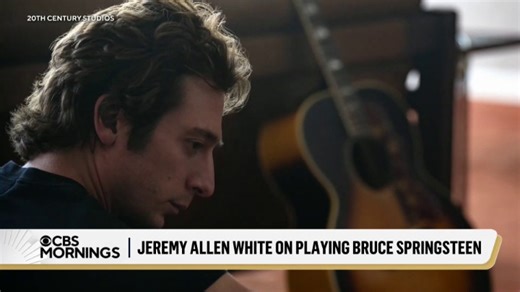 Jeremy Allen White said “The Boss” gave him “permission to bring myself” to the role of Bruce Springsteen in the highly anticipated new movie, “Springsteen: Deliver Me From Nowhere.” Director, screenwriter and producer Scott Cooper and White told Gayle King how the movie breaks the mold of traditional biopics, and explained how Springsteen’s personal struggle with mental health is already impacting audiences. https://cbsn.ws/4qbcbdC | CBS Mornings