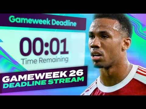 TRIPLE CAPTAIN 🆚 CAPTAIN 🤔 FPL DEADLINE STREAM GAMEWEEK 26 🔥 | Fantasy Premier League Tips 2025/26