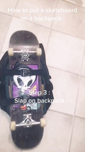 Skateboard Backpack Attachment Guide