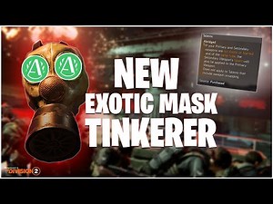 The Division 2 "New Exotic Tinkerer Mask" "Alphabridge" "Year 7 Season 1 PTS"