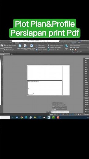 Membuat layout Plan&profile civil 3d #civil3d #autocad #autocadcivil3d